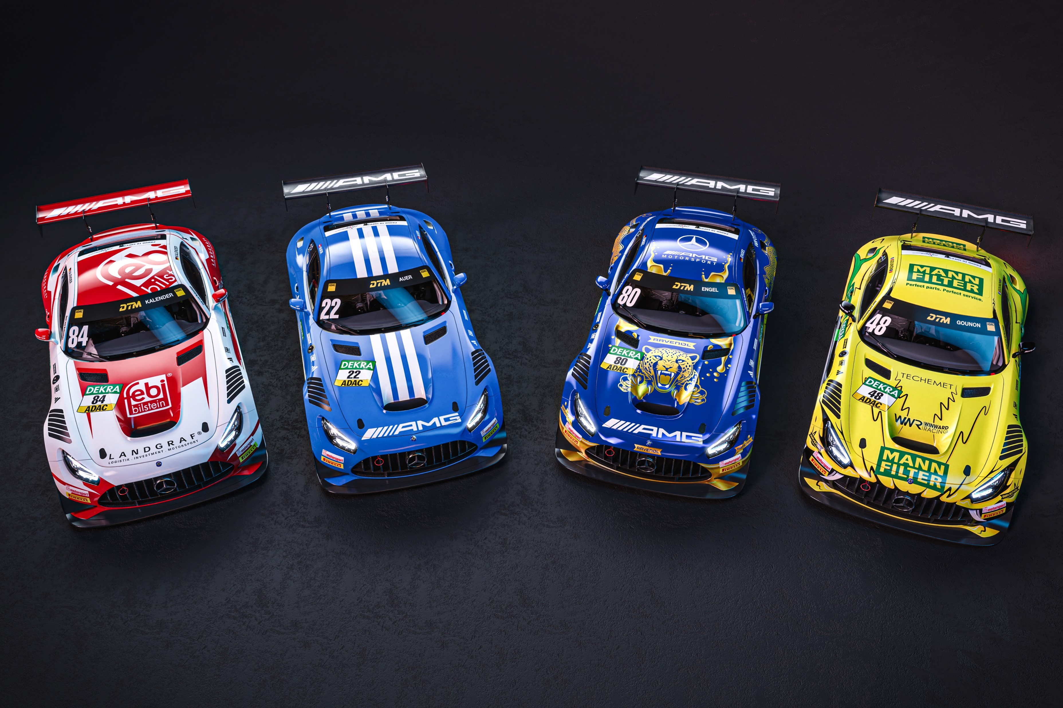 Mercedes představuje čtyři nové designy pro letošní DTM